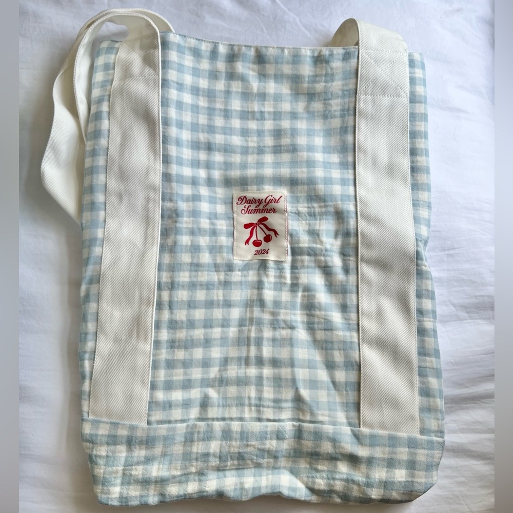 Dairy boy Dairy Girl Summer EVERYDAY PICNIC TOTE COUNTRYSIDE BLUE🐎💙🤍